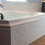 Bathroom tile work