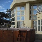Outside