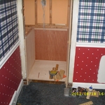custom closet build -in before picture