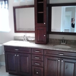 Bathroom Cabinet install