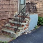 Stairs - before
