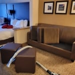 Hotel Sofa Cleaning Do you want beautiful upholstery again? Your sofa, loveseat, and chairs get their share of spills and dirt over the years. Let our trained professionals revitalize your upholstery and make it look like new again.