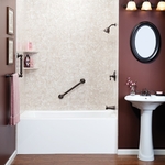 Bath tub with Marble Surround