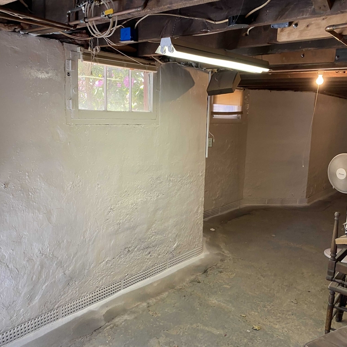 Basement Waterproofing Project