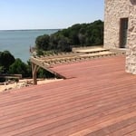 Elevated Patio Deck in Process