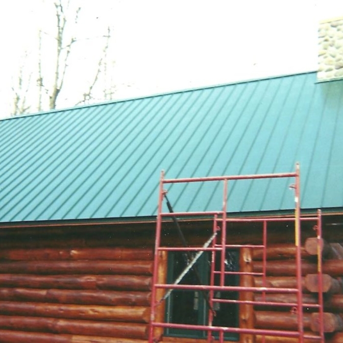 Steel roof