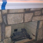 Stone Fireplace
