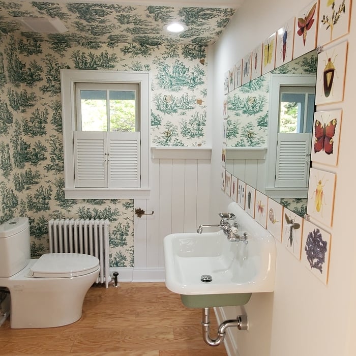 Powder room remodel