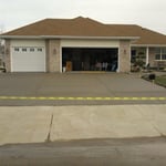 This is a standard 3 car driveway.