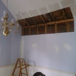 Old Sheetrock Removed