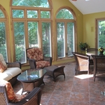 Finished sunroom