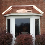 copper bay window