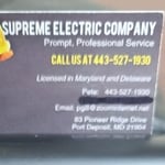 Business card updated info