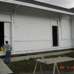 During construction