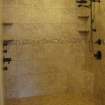 Porcelain Tile Shower
