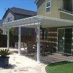 Lattice Cover with Round Columns