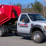Dumpster and Truck