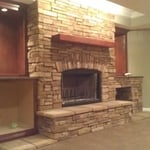 PSP ridge stone fireplace