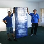 Furniture always protected by our movers
