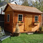 Custom Cedar Garden Shed