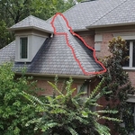 Indication photo of where repair was to be completed.