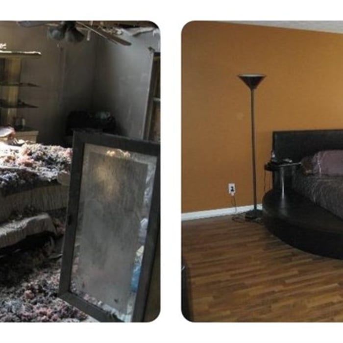 Bedroom Before and After