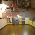 Yucky floor removed and replaced