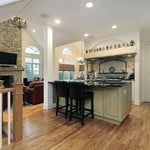 Country Kitchen & family room