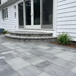 Patio and stairs