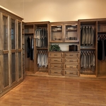 Executive Master Closet in Alder