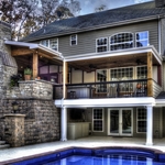 Two levels of great outdoor space