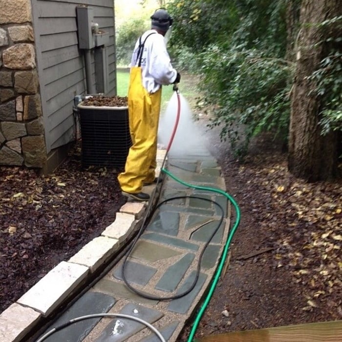 Concrete Power Washing