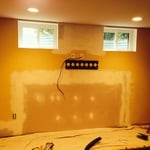 Drywall repair. Before pic
