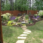 Koi Pond W/Waterfall