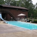 First Pool Installed
