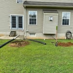 Day 1 of project- The holes for the post are dug.