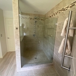 After custom shower.