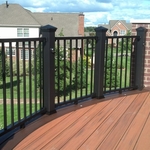 Curved decking