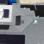 Painted Conduit Run to match the roof