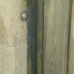 Rust on Gate Frame