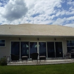 Back of house after cleaning