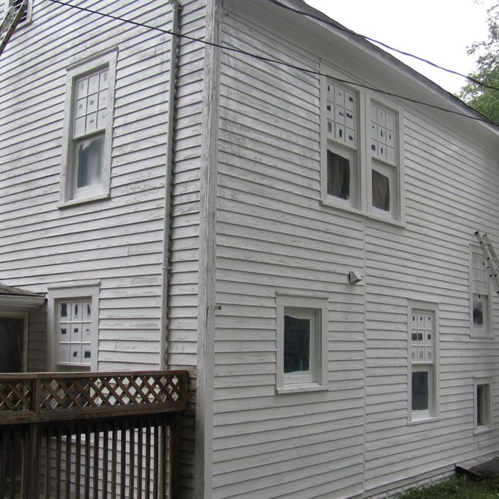 Exterior after priming