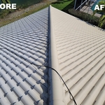 Before & after of roof