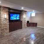 Custom entertainment center