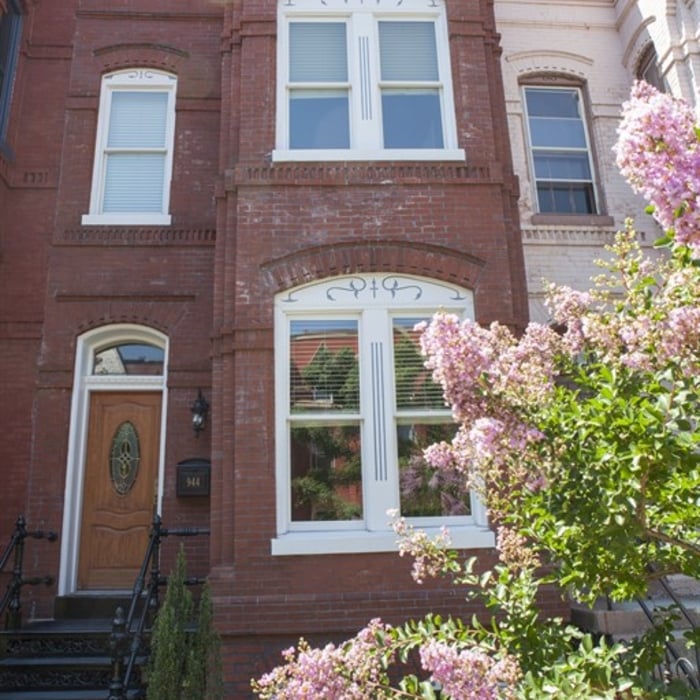 Front view of the home