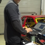 Mike in the shop
