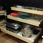 Triple Pull-Out Shelves