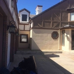 Exterior brick starting falling away from house do to foundation settlement. Brick was removed and new exterior facade was installed.