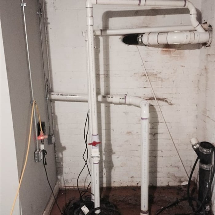 Basement Sewage Ejector System