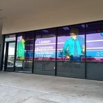 See our oldest transparent solar control graphics installation. Al Philips on Rampart and Lake Mead, installed in 1995.